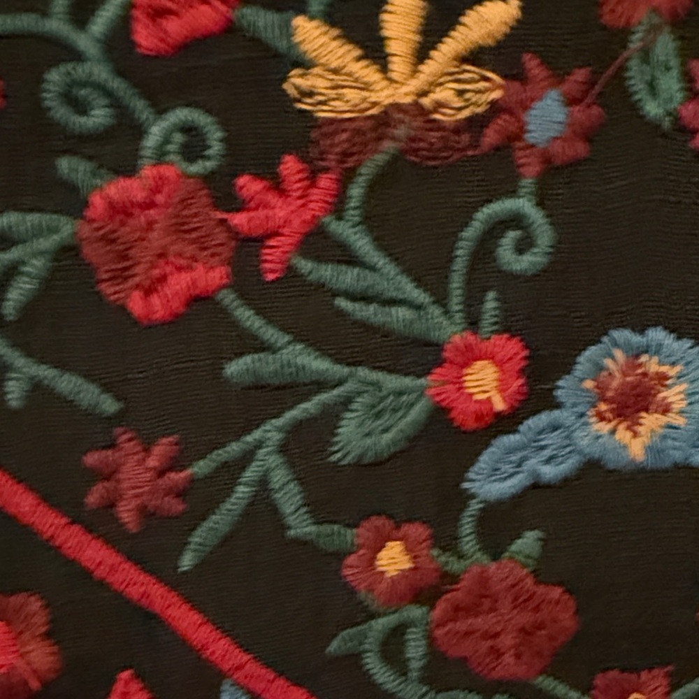 Umgee Black Dress with Colorful Embroidery - Picture 3 of 11